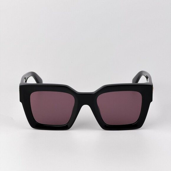 Off-White JACKSON Sunglasses – Black Square Frame Burgundy | Model OERI13I 1028 - Picture 1 of 11